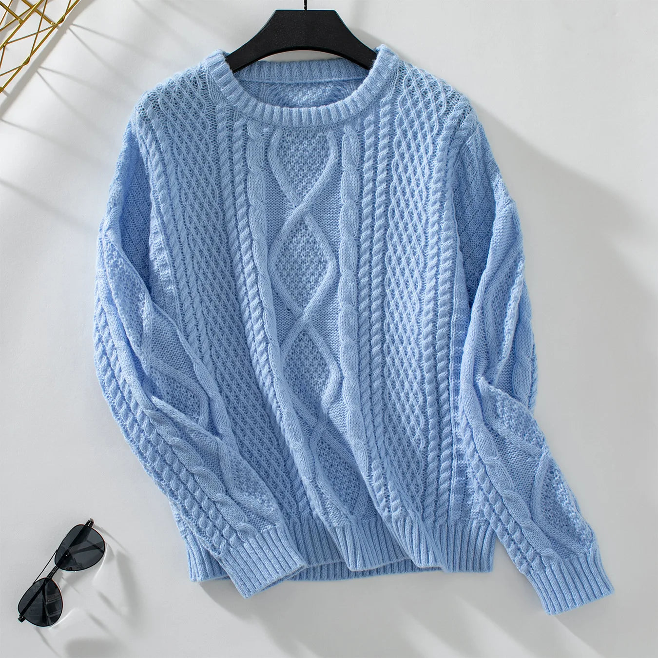 Casual Loose Sweater For Woman Winter Trend Women's Long Sleeve Knitting Sweater Knitwear Pullovers Vintage Female Tops Clothes