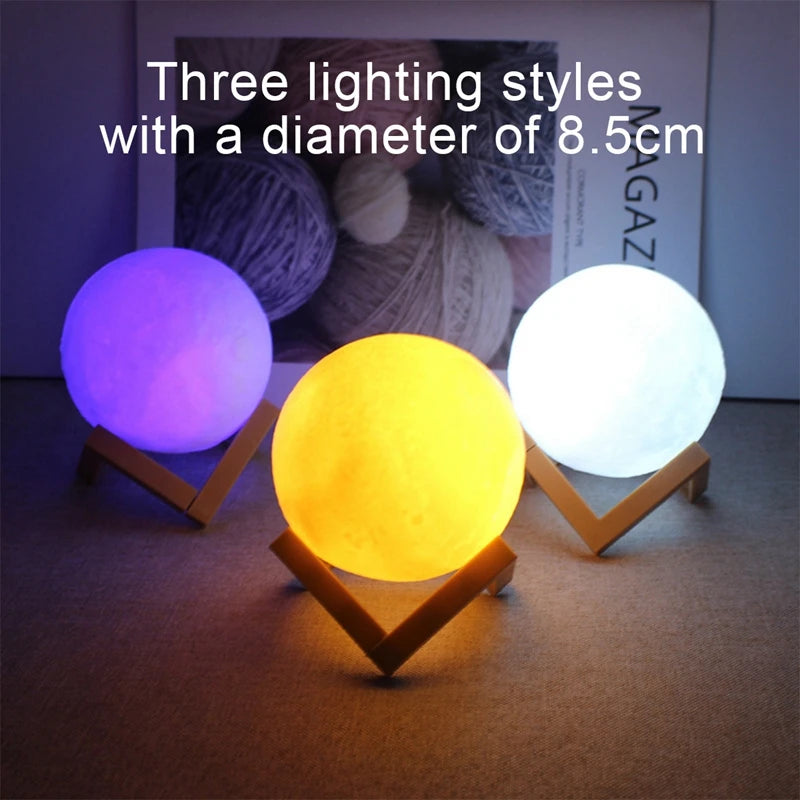 LED Galaxy Moon Night Light