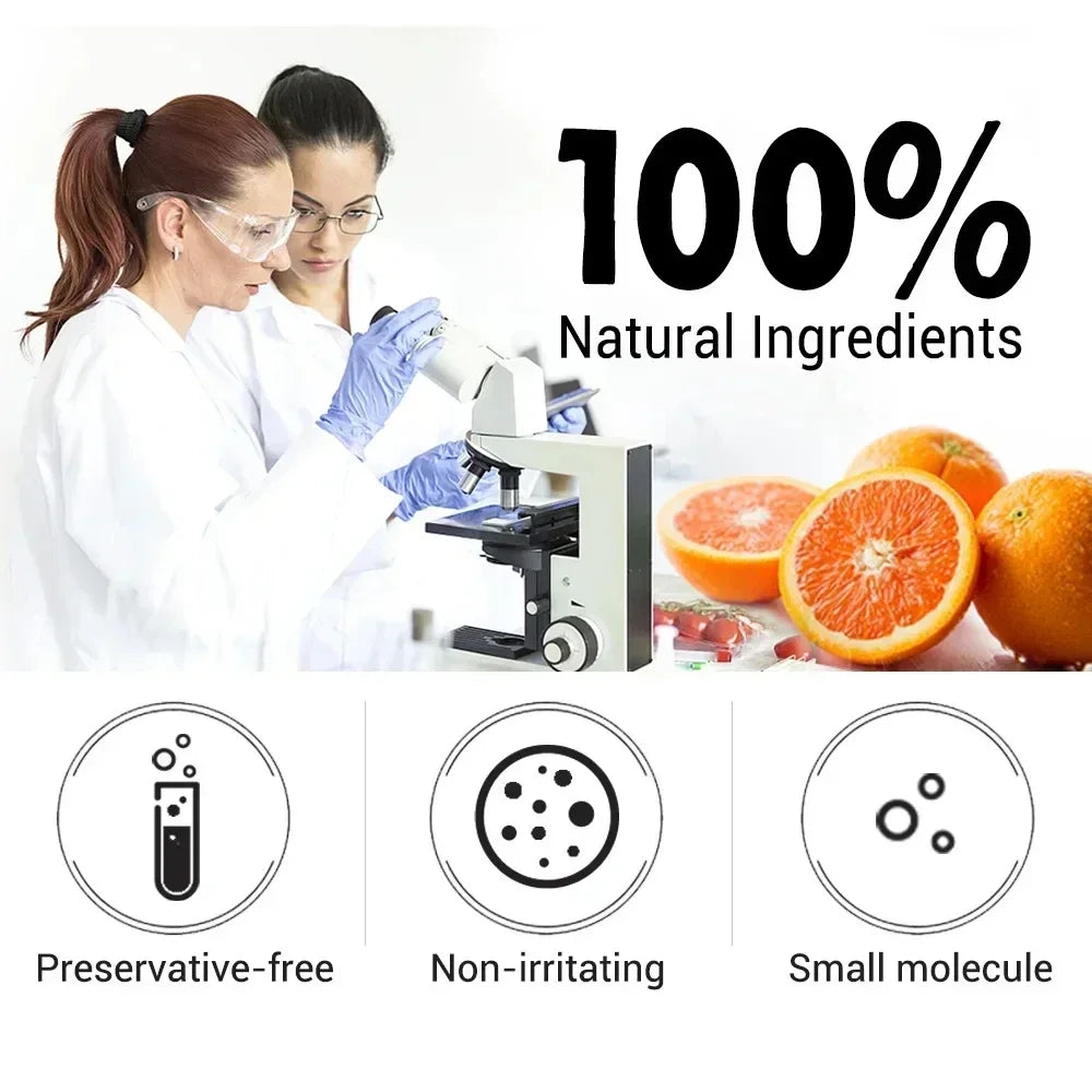 Vitamin C Face Serum – Anti-Aging Essence for Wrinkle Removal, Skin Firming, Fine Line Fading, Brightening & Nourishing Care