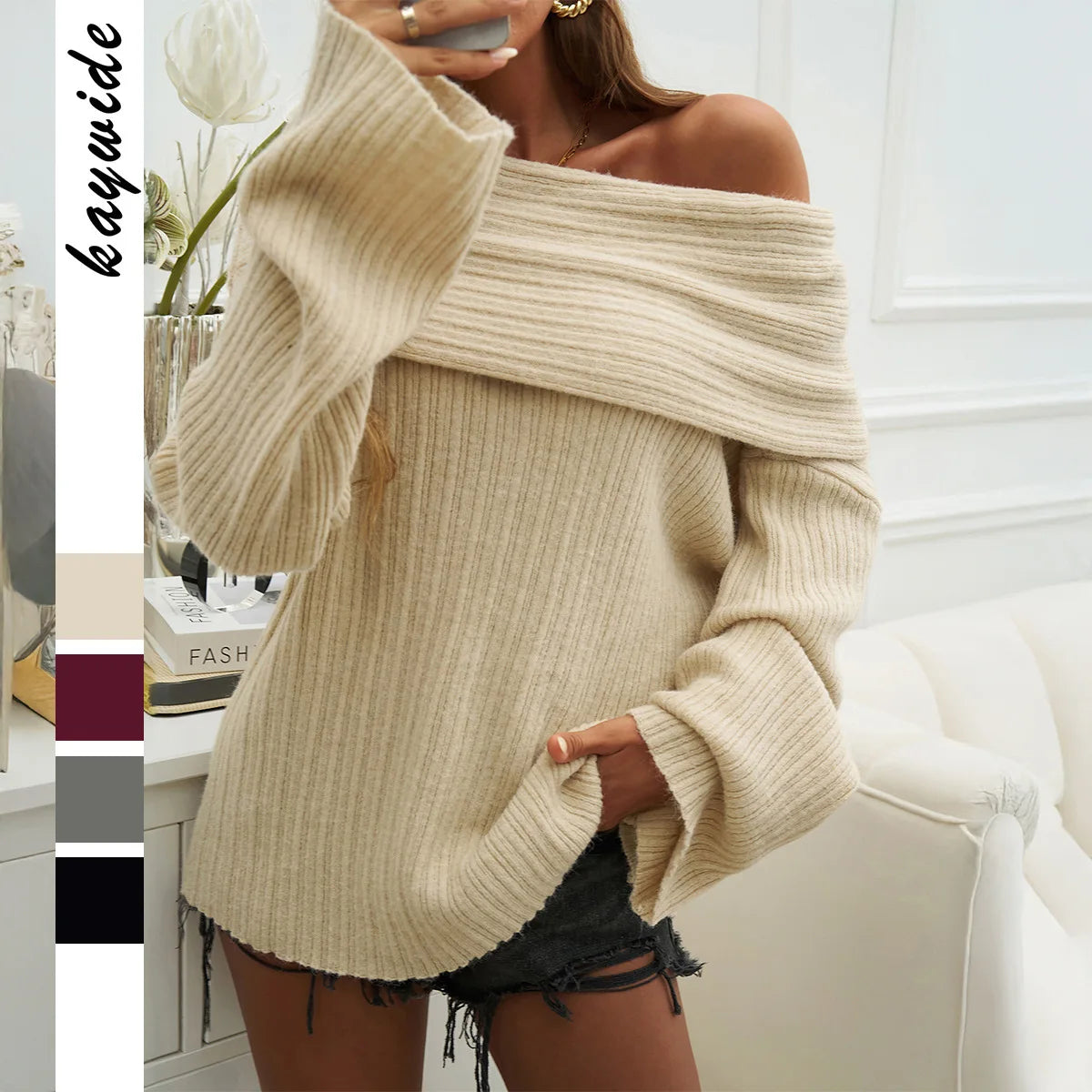 Casual Loose Sweater For Woman Winter Trend Women's Long Sleeve Knitting Sweater Knitwear Pullovers Vintage Female Tops Clothes