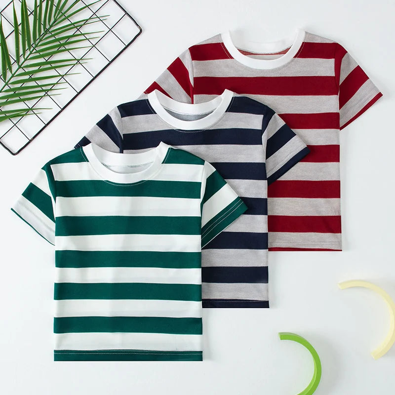 1/2/3 Pcs Children's Solid Color POLO Shirt Boy Handsome Fashion Sports T-shirt Girl Lapel Casual And Comfortable Short Sleeves
