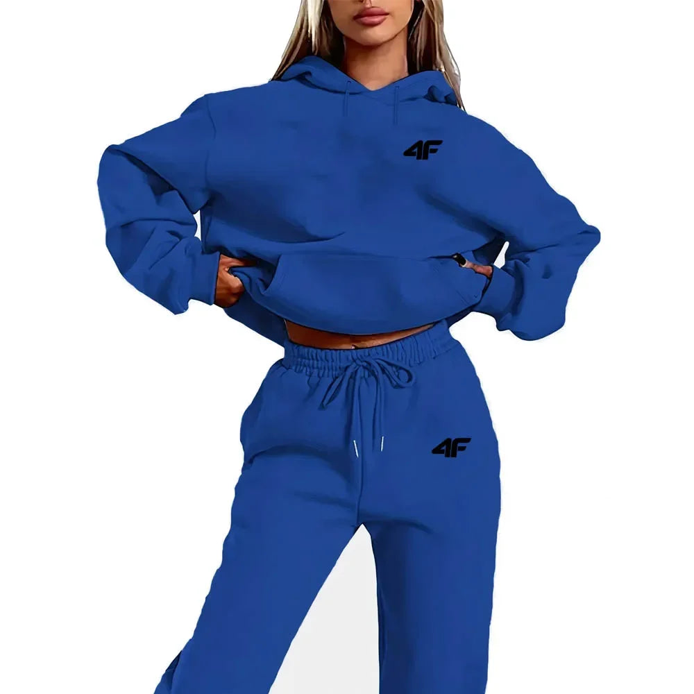 2025 4F New Arrival Spring Autumn 2 Piece Women Sets Two Pieces Sets Top And Pants Suits Outfits Clothing