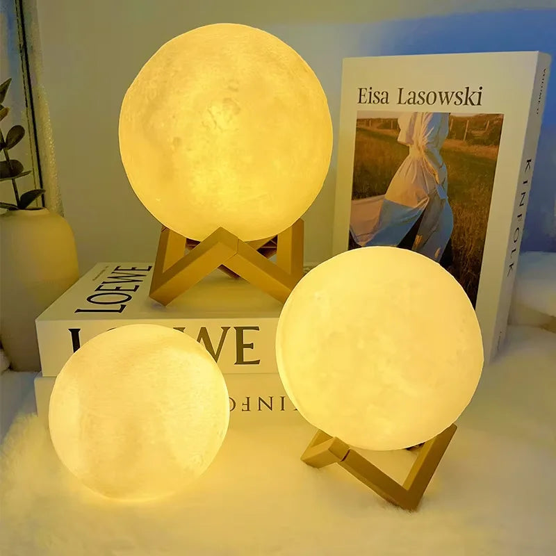 LED Galaxy Moon Night Light