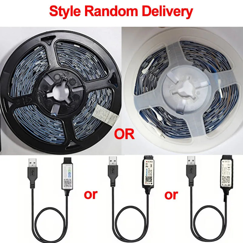 Bluetooth LED Strip Lights – Smart 5050 SMD RGB Light Strip with APP & Remote Control, Flexible Tape for TV, Gaming Room & Home Decor