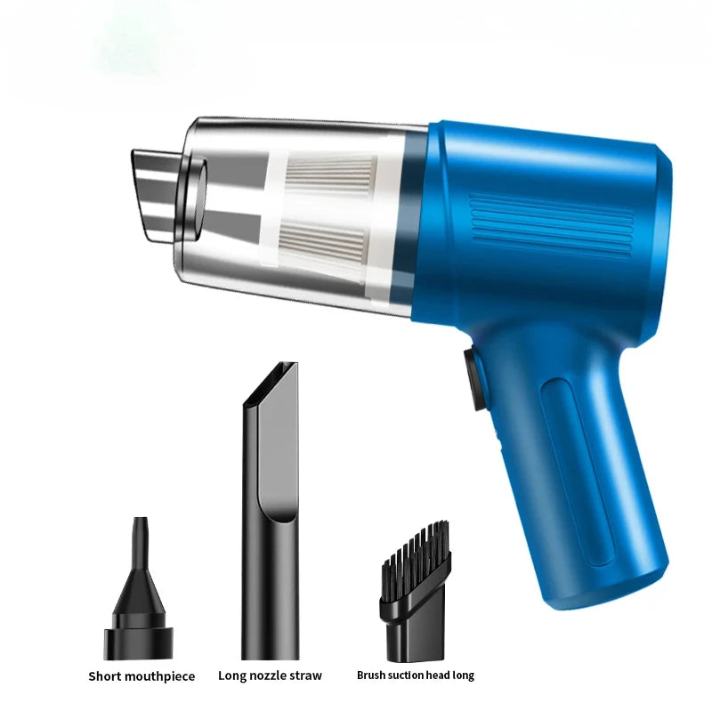 4-in-1 Car Vacuum Cleaner – High Power 9800000PA Wireless Handheld Vacuum with Suction & Blowing, Double-Use Mini Cleaner for Vehicles