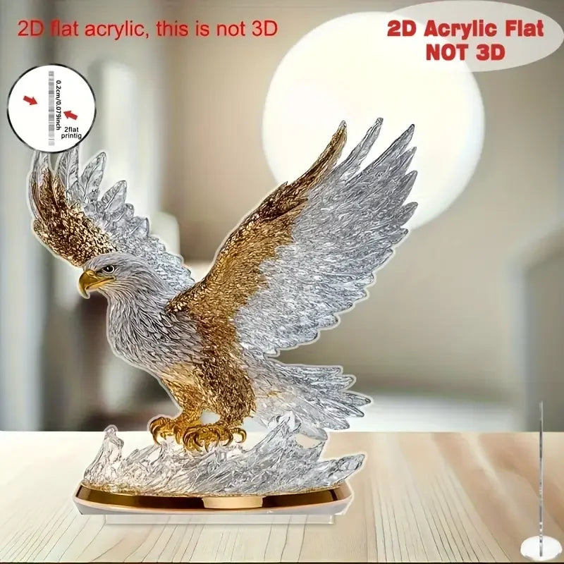 1 piece of flapping eagle desktop decoration ornament - perfect choice for office decoration, suitable for home decoration