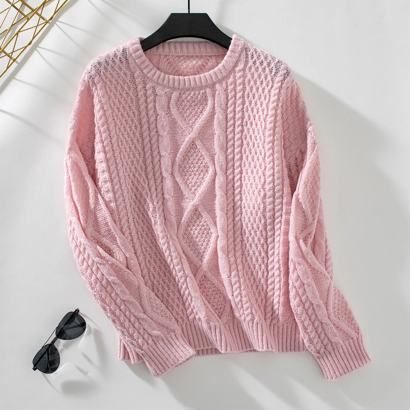 Casual Loose Sweater For Woman Winter Trend Women's Long Sleeve Knitting Sweater Knitwear Pullovers Vintage Female Tops Clothes