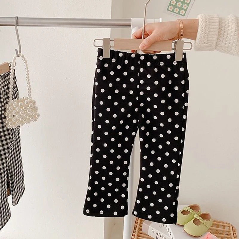 1pcs Spring Summer Girls Legging Thin Fashion Cartoon Tight Bell-Bottoms Autumn Baby Girls Slim Fit Legging Summer Children Pant