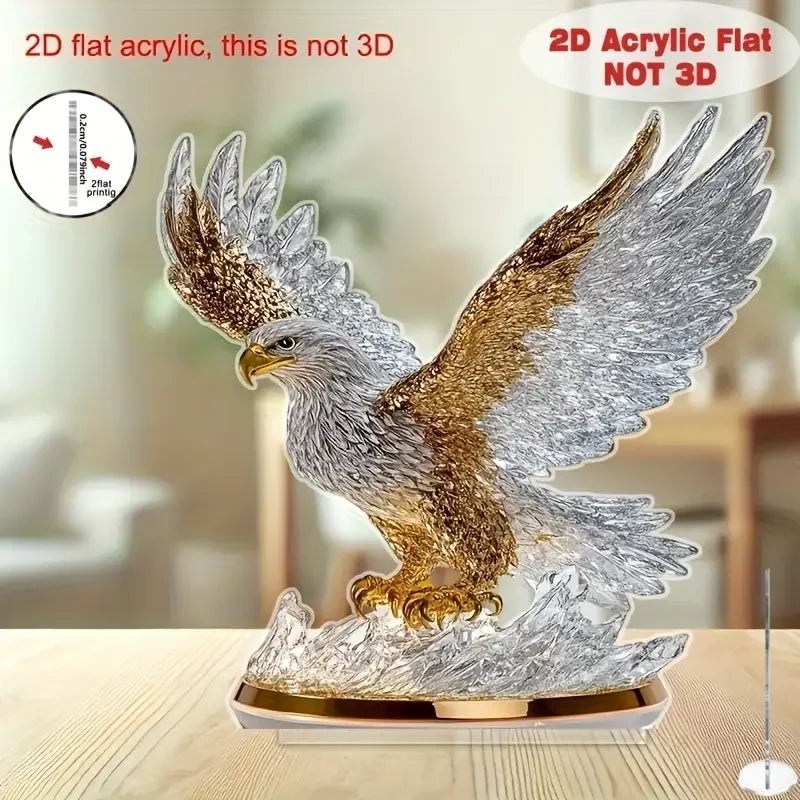 1 piece of flapping eagle desktop decoration ornament - perfect choice for office decoration, suitable for home decoration