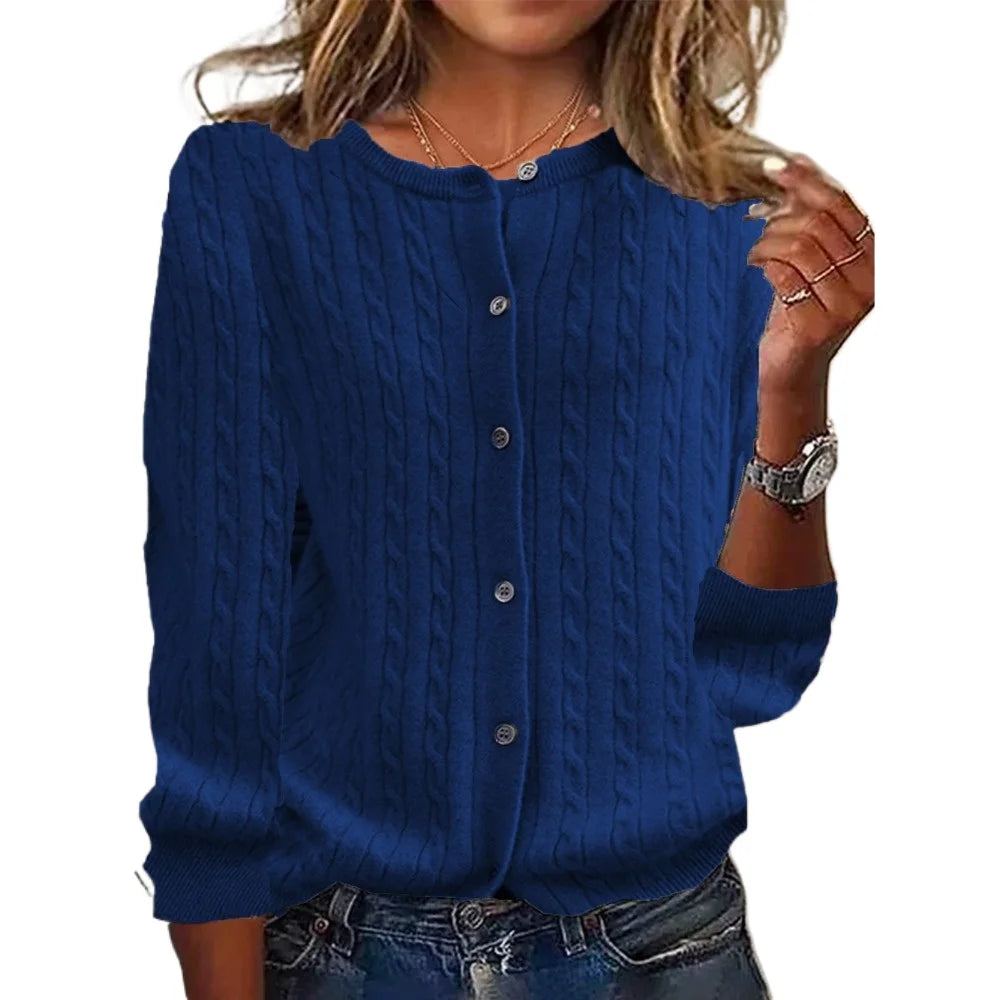 Thin Streetwear Autumn Harajuku Spring Fashion Elegant Knit Cardigan Sweaters Coat Women Clothing Casual Clothes Outerwear