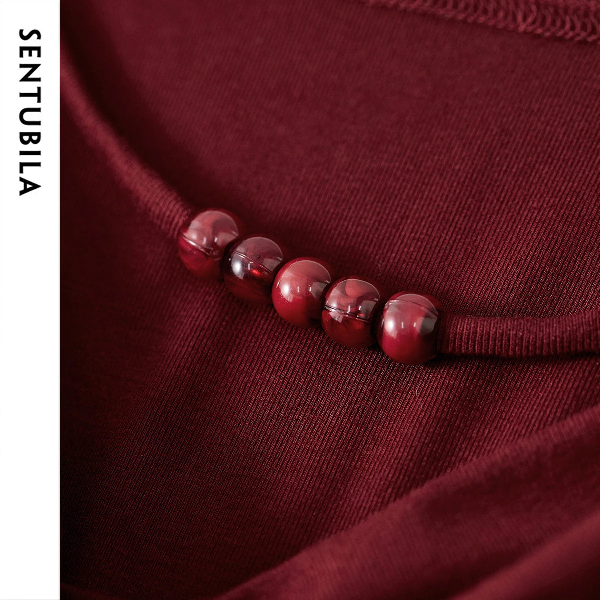 Women’s Swing Collar Slim Fit T-Shirt – Long Sleeve Knitted Pullover, Spring 2025 Fashion