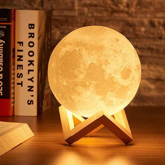 LED Galaxy Moon Night Light