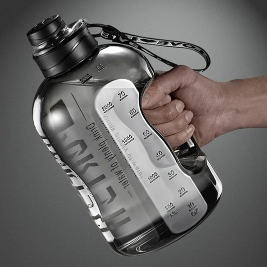 Large Capacity Sports Water Bottle – 1.7L/2.7L Portable Gym & Outdoor Cup