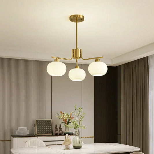Nordic Pendant Lamp Simple Cream Style Modern Home Decoration Led Lights Living Room Dining Bedroom Salon Chandeliers Lightings