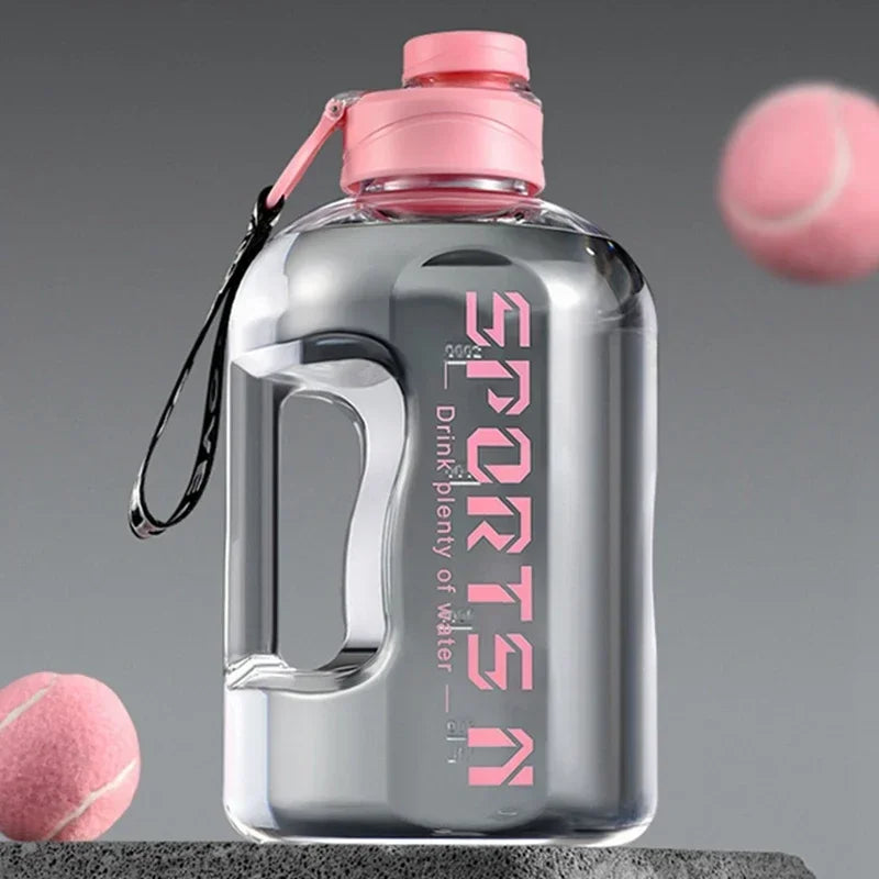 Large Capacity Sports Water Bottle – 1.7L/2.7L Portable Gym & Outdoor Cup