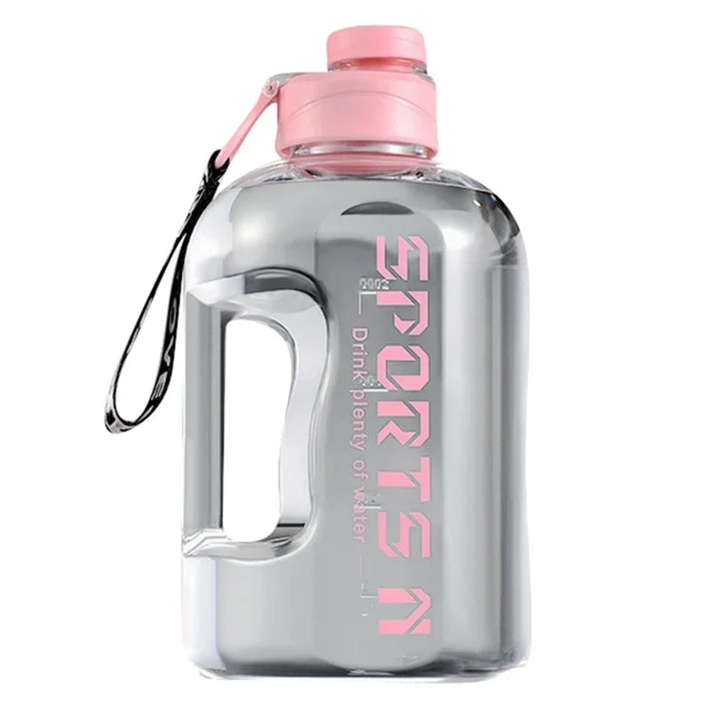 Large Capacity Sports Water Bottle – 1.7L/2.7L Portable Gym & Outdoor Cup