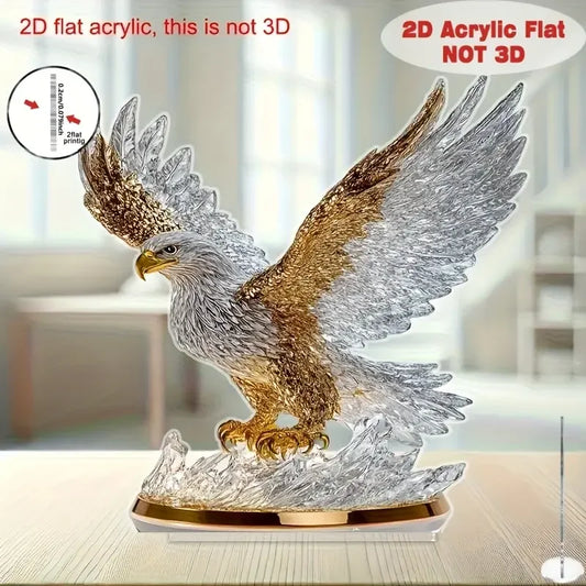 1 piece of flapping eagle desktop decoration ornament - perfect choice for office decoration, suitable for home decoration