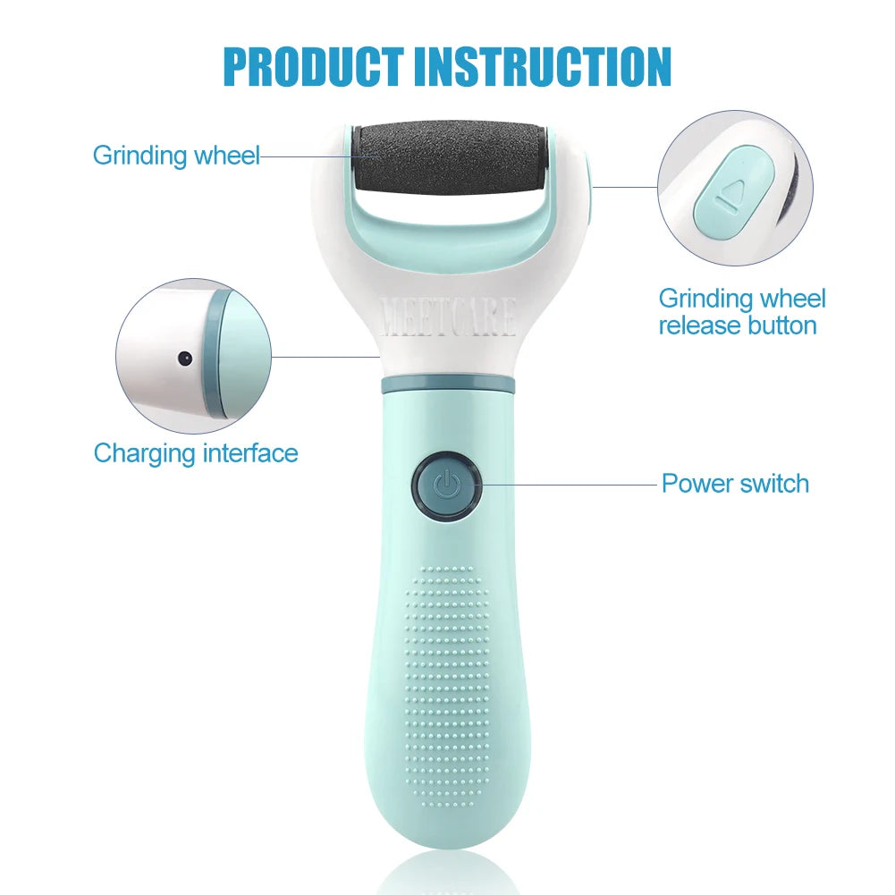 Wireless Electric Foot Grinder – Callus Remover & Pedicure Tool